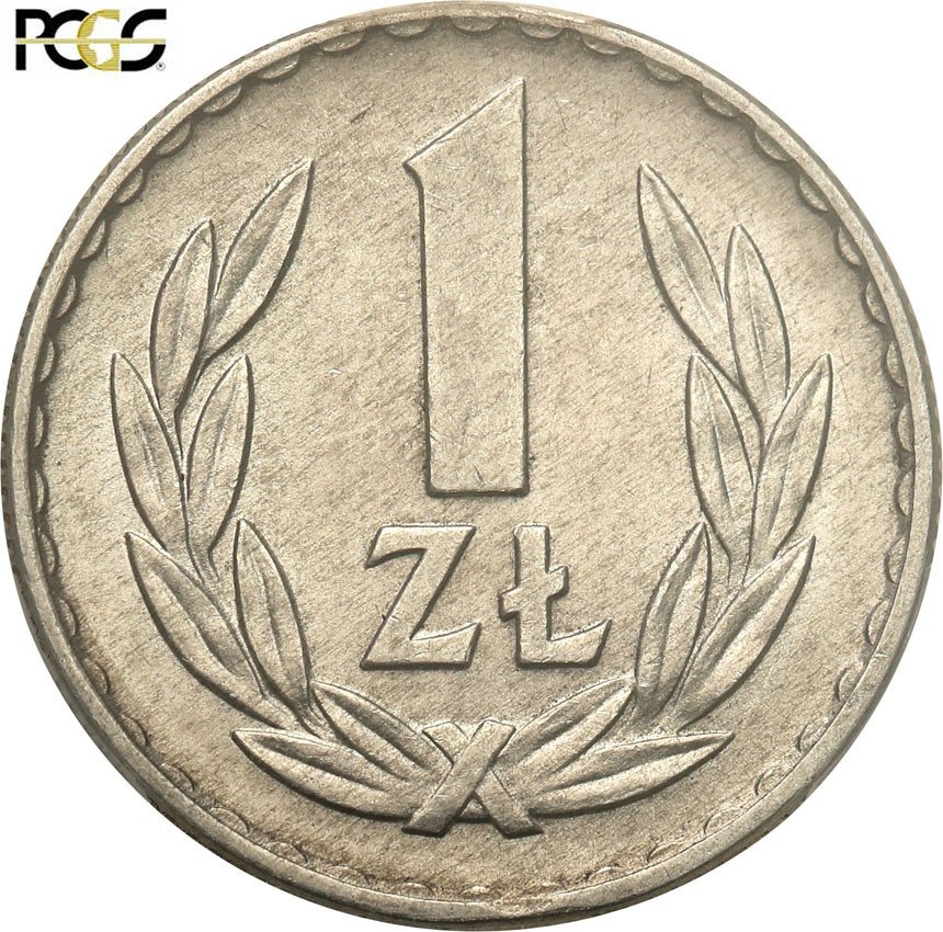 PRL. 1 złoty 1967 PCGS MS64